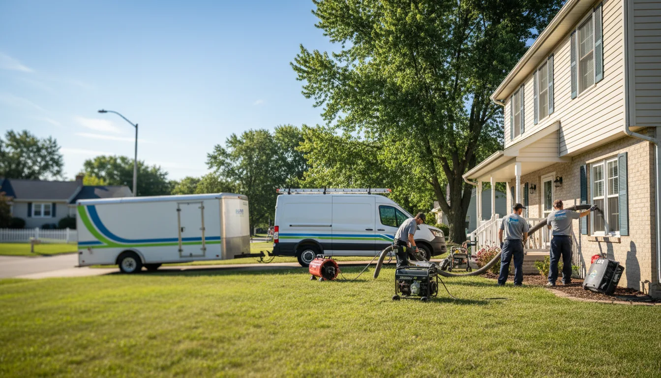 Flooded Basement Restoration And Cleanup With Repair in Pell Lake, WI near me